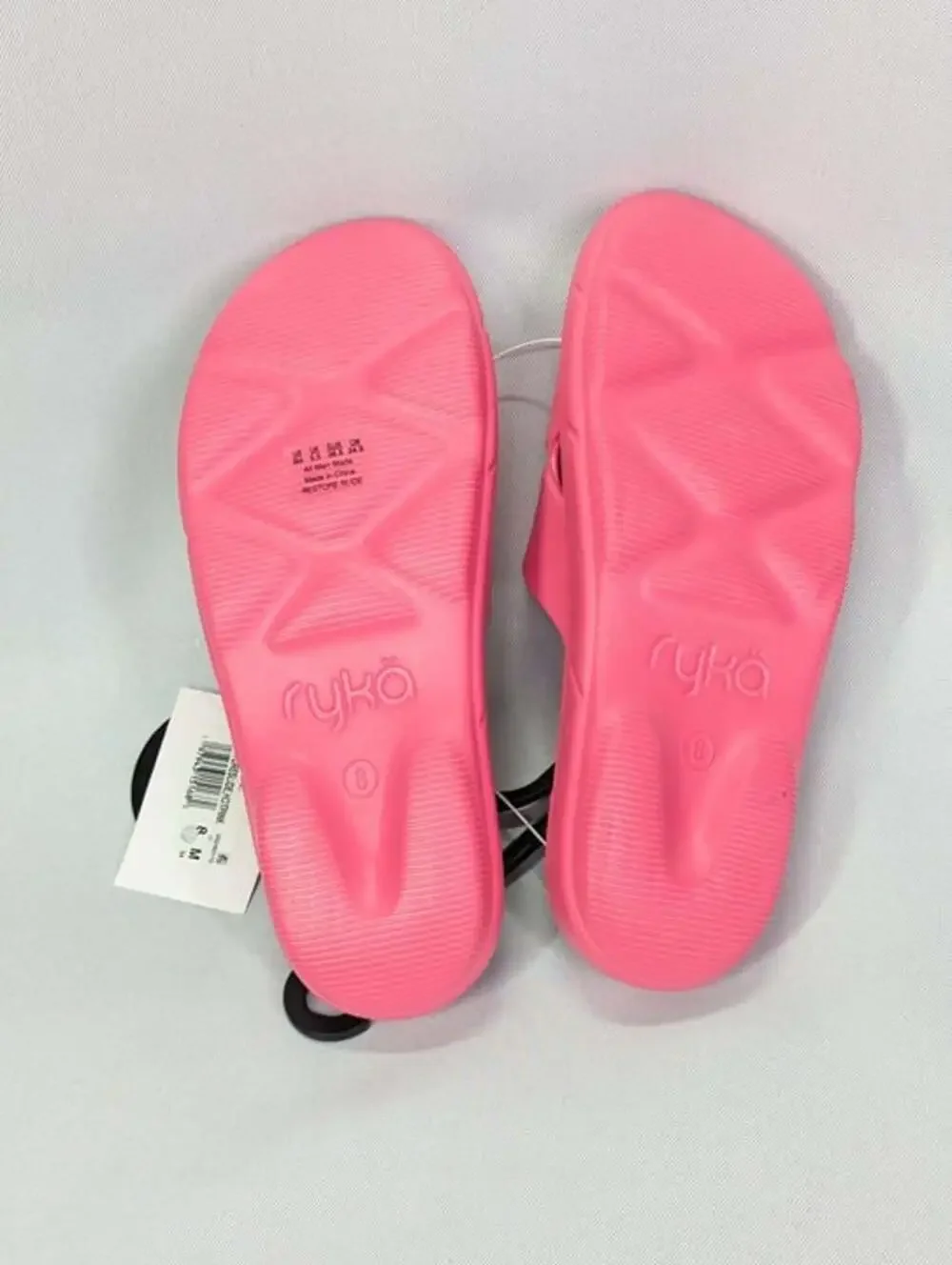 Ryka Women's Restoreslide Recovery Slide in Hot Pink Size 8 M (MSRP $50)